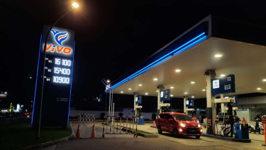 BBM Revvo 89 di SPBU VIVO naik kalahkan Pertalite jadi Rp 10.900 per liter.