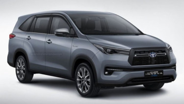 Ilustrasi gambar mobil Toyota Innova terbaru