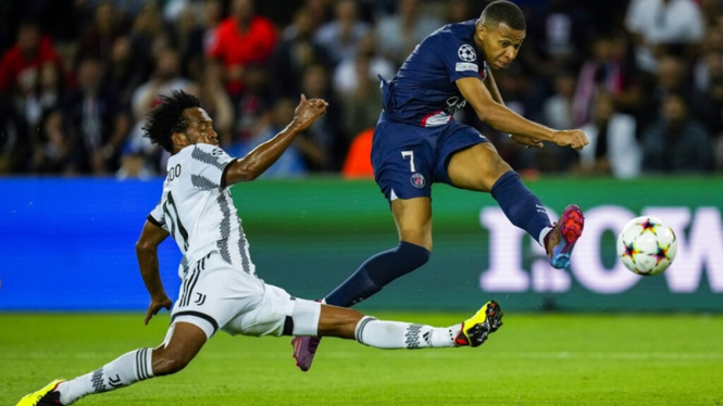 Penyerang Paris Saint-Germain, Kylian Mbappe