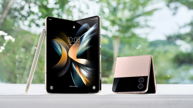 Samsung Galaxy Z Fold4 5G dan Flip 5G.
