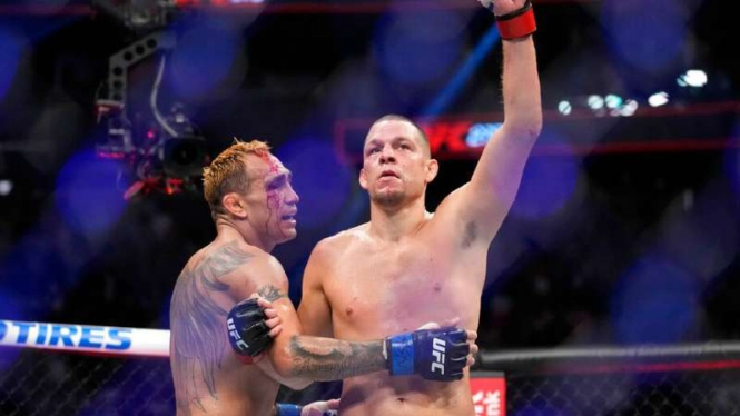 Nate Diaz taklukkan Tony Ferguson