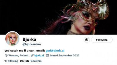 Akun Twitter hacker Bjorka.