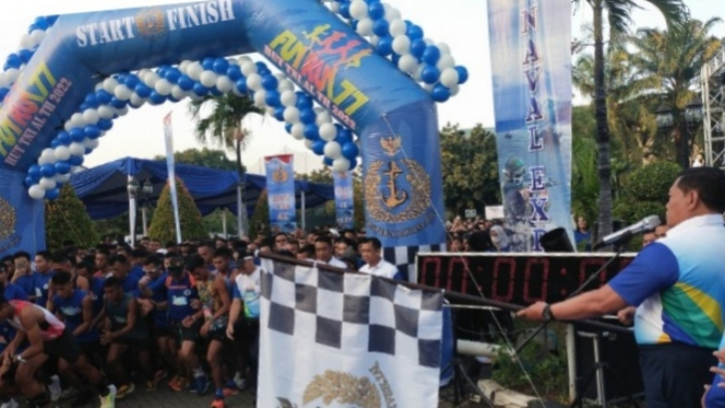 VIVA Militer: KSAL Laksamana TNI Yudo Margono buka Fun Run TNI AL