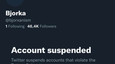 Akun Twitter Hacker Bjorka ditangguhkan lagi.
