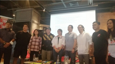 Konferensi pers PB Ina Open Fun Tournament. 