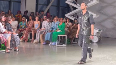 Raffi Ahmad jadi model di New York Fashion Week