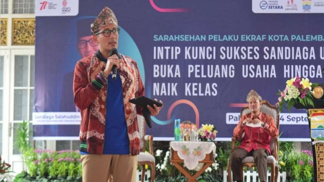 Menparekraf Sandiaga Uno