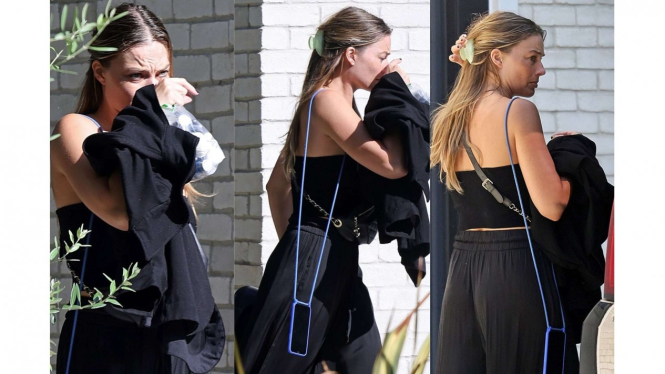 Margot Robbie menangis beberapa jam dari rumah Cara Delevingne