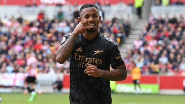 Striker Arsenal, Gabriel Jesus. 