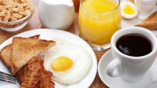 Ilustrasi sarapan 