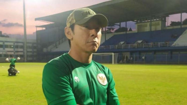 Pelatih Timnas Indonesia, Shin Tae-yong.