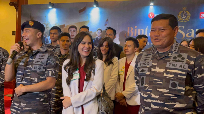Kepala Staf AL, Laksamana TNI Yudo Margono dan Pemain Bintang Samudera