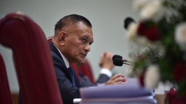 Wakil Ketua DPR RI sekaligus Sekjen Golkar Lodewijk F. Paulus.