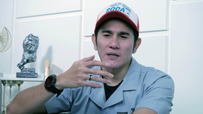 Vino G Bastian Sambangi VIVA.co.id, Promo Miracle In Cell No 7