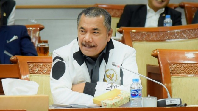 Anggota Komisi III DPR RI, Sarifuddin Sudding saat Rapat Kerja Komisi III DPR RI