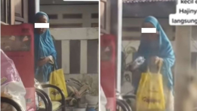 Pengemis masuk ke rumah