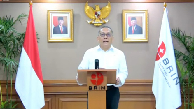 Kepala Badan Riset dan Inovasi Nasional (BRIN) Laksana Tri Handoko 