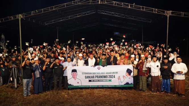 Relawan Sahabat Ganjar Istighosah di Cianjur