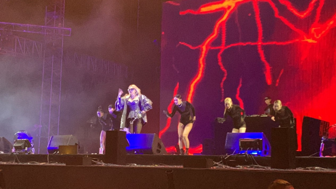 CL, penyanyi Korea Selatan tampil di We The Fest 2022.