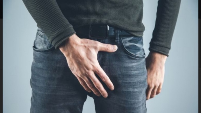 Ilustrasi penis.