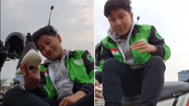 Kisah Haru Tukang Ojol, Nabung 6 Tahun Demi Bisa Beli Sepatu Idamannya