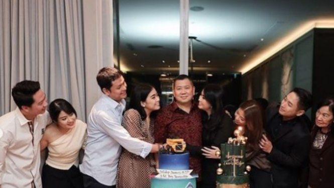 Momen Kevin Sanjaya Hadir di Pesta Ulang Tahun Hary Tanoe