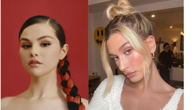 Hailey Bieber dan Selena Gomez