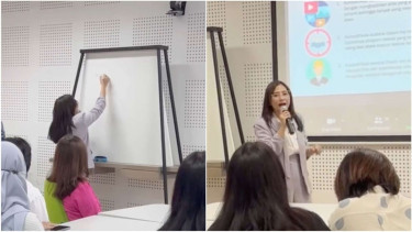 Prilly Latuconsina menjadi dosen praktisi di UGM