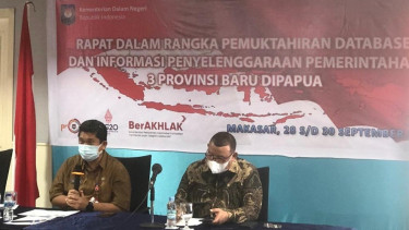 Kementerian Dalam Negeri (Kemendagri) melakukan pemutakhiran database.
