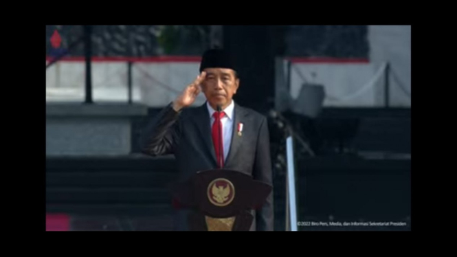 Zainudin Amali mengikuti Upacara Hari Kesaktian Pancasila Tahun 2022.