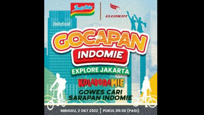 Gocapan Indomie rangkaian keseruan dalam rangka 50 tahun Indomie
