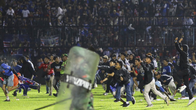 Kericuhan di Stadion Kanjuruhan Malang, Arema vs Persebaya