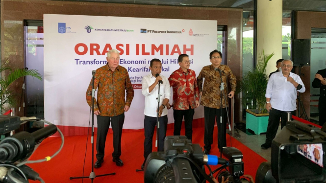 Menteri investasi Bahlil Lahadalia dan PT Freeport gelar orasi ilmiah