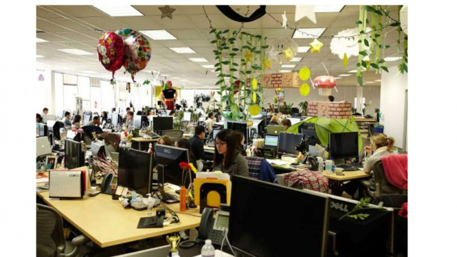 Kantor pusat Facebook.