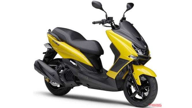 Ilustrasi gambar motor Yamaha Majesty S 2022