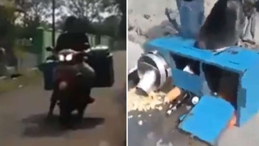 Tukang Pentol freestyle berujung nahas