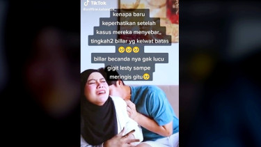 Viral video TikTok rekam Rizky Billar sedang gigit punggung Lesti Kejora
