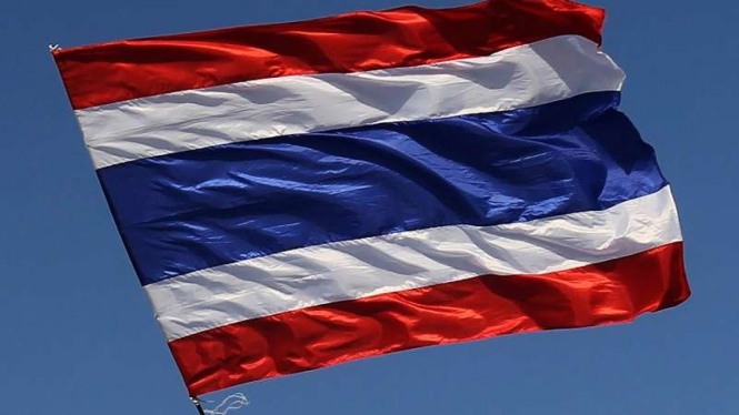 Bendera negara Thailand.