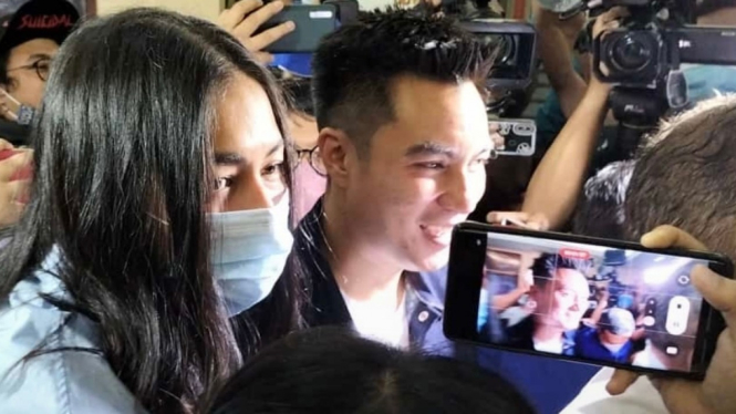 Baim Wong-Paula Verhoeven jalani pemeriksaan penyidik Polres Jaksel