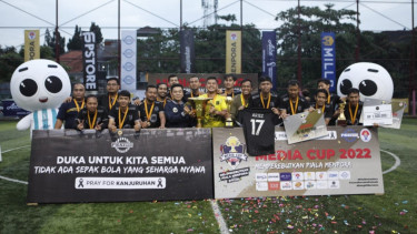 TVRI juara Media Cup 2022