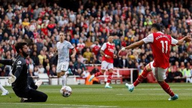 Duel Arsenal versus Liverpool