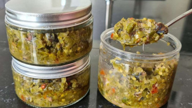 Sambal Ijo Ikan Asin Peda
