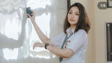 AKP Rita Yuliana berseragam SMA
