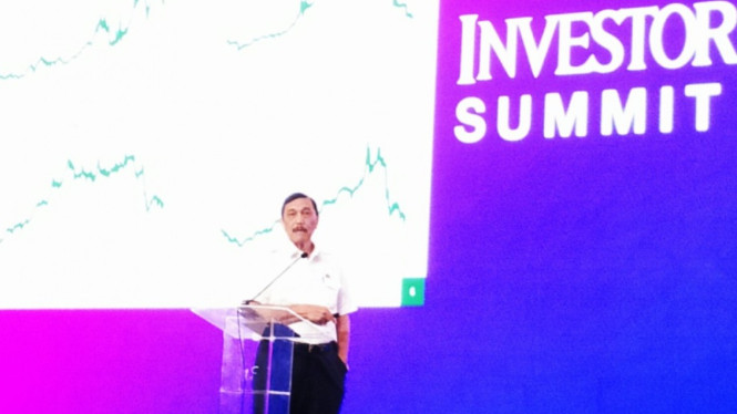 Menteri Koordinator Bidang Kemaritiman dan Investasi Luhut Binsar Pandjaitan.