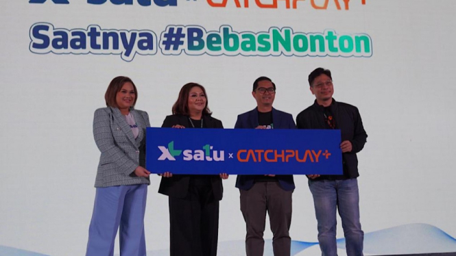 Kerja sama XL Satu dengan CATCHPLAY+.