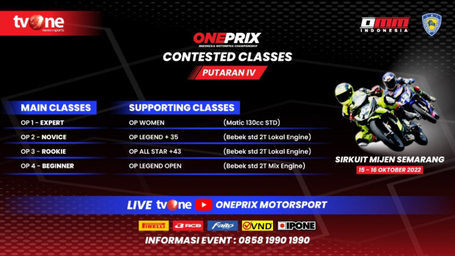 Jadwal One Prix