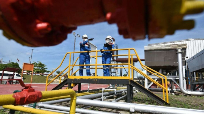 Ilustrasi Subholding Gas Pertamina.