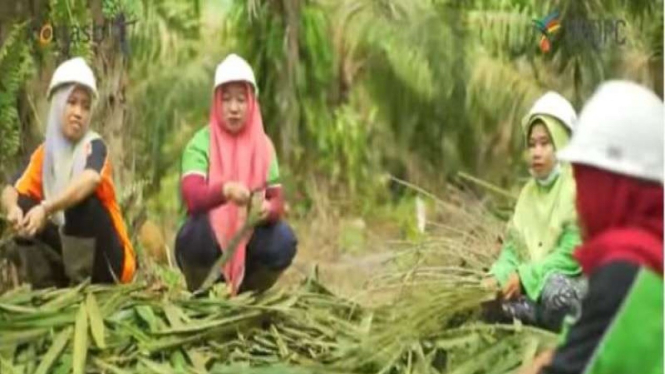 Petani sawit perempuan