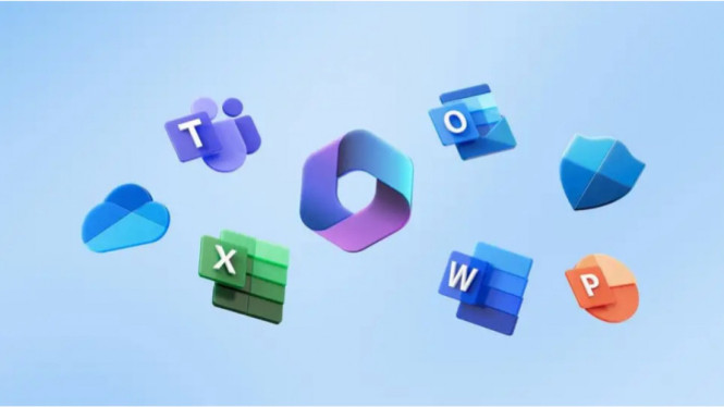 Lambang Baru Microsoft 365.