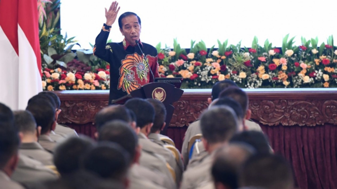 Pertemuan Presiden Jokowi dan Kapolri, Kapolda dan Kapolres